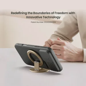 پایه نگهدارنده گوشی موبایل نیلکین مدل Dual Magnetic Ring Grip Holder