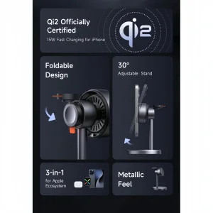 پایه نگهدارنده و شارژر بی سیم گوشی موبایل مک دودو مدل CH-246