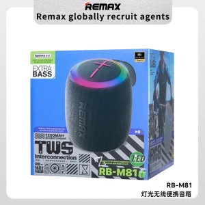 اسپیکر بلوتوثی قابل حمل ریمکس مدل RB-M81