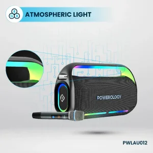 اسپیکر بلوتوثی قابل حمل پاورولوجی مدل PWLAU012