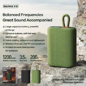 اسپیکر بلوتوثی ریمکس مدل wireless RB-M7