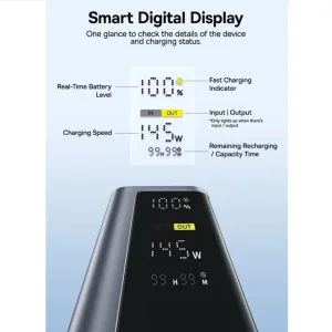 پاوربانک بیسوس مدل EnterGeek GP12 145w ظرفیت 20800 میلی آمپر ساعت
