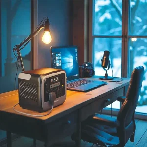 پاوراستیشن 700 وات پاورولوژی مدل PWGC700GY ظرفیت 10600 میلی‌ آمپر ساعت
