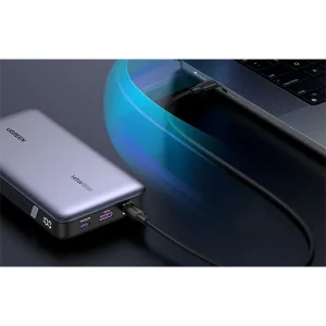 پاوربانک یوگرین مدل PB205-90597 ظرفیت 25000 میلی آمپر ساعت