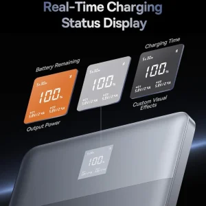 پاوربانک باسئوس مدل BLADE2  65W ظرفیت 12000 میلی آمپر ساعت