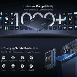 پاوربانک باسئوس مدل BLADE2  65W ظرفیت 12000 میلی آمپر ساعت