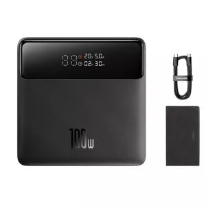 پاوربانک بیسوس مدل Blade HD Edition 100W  ظرفیت 20000 میلی آمپر ساعت