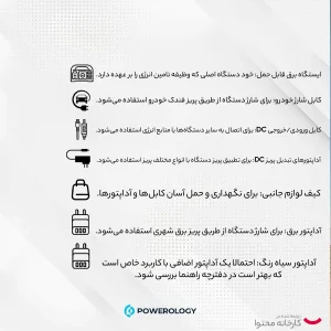 پاوربانک پاورولوجی مدل PPBCHA38 ظرفیت 76800 میلی آمپر ساعت