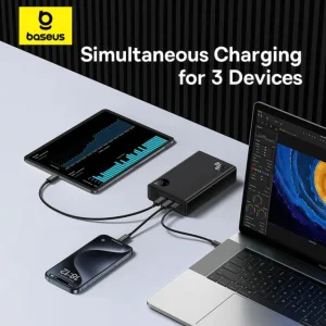 پاوربانک بیسوس مدل Adaman  140W ظرفیت 24000 میلی آمپر ساعت