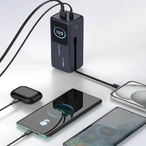 پاوربانک 140 وات پاورولوژی مدل Thunderamp ظرفیت 30000 میلی آمپر ساعت