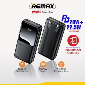 پاوربانک ریمکس مدل RPP-680 ظرفیت 20000 میلی آمپر ساعت