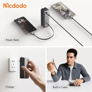 پاوربانک 30 وات مک دودو مدل MC-318 ظرفیت 10000 میلی‌آمپرساعت