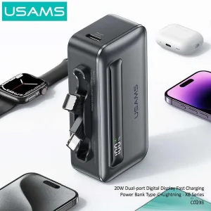 مینی پاوربانک یوسمز مدل CD233 ظرفیت 4500 میلی آمپر ساعت