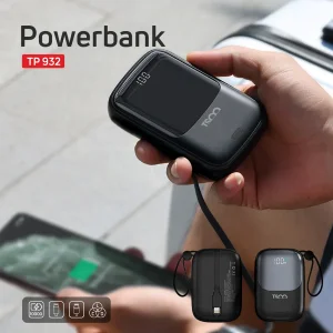 پاوربانک تسکو مدل TP 932 ظرفیت 10000 میلی آمپر ساعت