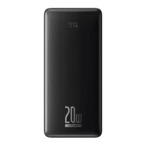 پاوربانک 20 وات باسئوس مدل LiFePO4 ظرفیت 18400 میلی آمپر ساعت به همراه کابل USB-C به USB-A