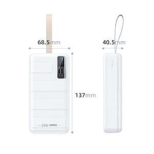 پاوربانک 22.5 وات ریمکس مدل RPP-506 ظرفیت 30000 میلی‌آمپرساعت