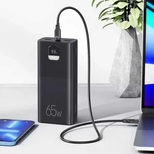 پاوربانک یوسمز مدل CD185 ظرفیت 30000 میلی آمپر ساعت به همراه کابل USB-C