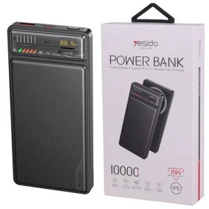 پاوربانک وایرلس یسیدو مدل YP57 ظرفیت 10000 میلی آمپر ساعت