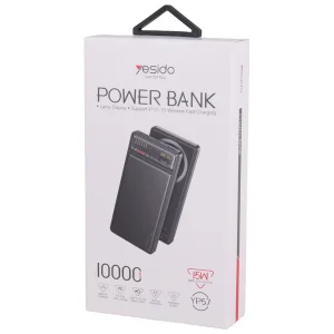 پاوربانک وایرلس یسیدو مدل YP57 ظرفیت 10000 میلی آمپر ساعت