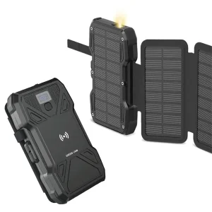 پاوربانک گرین لاین مدل GL-PX27 Solar 5-Panel ظرفیت 20000 میلی‌آمپر ساعت