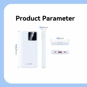 پاوربانک ریمکس مدل Fast Charge RPP-500 ظرفیت 10000 میلی آمپر ساعت