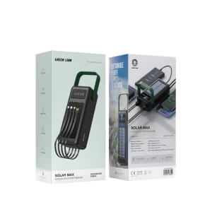 پاوربانک گرین لاین مدل SOLAR MAX ظرفیت 50000 میلی آمپر ساعت