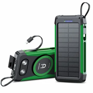 پاوربانک 22.5 وات گرین لاین مدل GL-PX80 ظرفیت 10000 میلی‌آمپرساعت