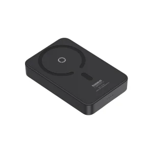 پاوربانک بی‌سیم 20 وات بیسوس مدل MagPro Magnetic Bracket 20w با ظرفیت 5000 میلی آمپر ساعت به همراه کابل USB-C به USB-C