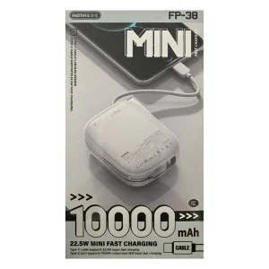 پاوربانک 22.5 وات ریمکس مدل FP-38 ظرفیت 10000 میلی‌آمپرساعت