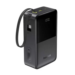 پاوربانک 22 وات بیسوس مدل EnerFill FC51 Bipow 2 Pro ظرفیت 30000 میلی‌آمپرساعت به همراه کابل متصل USB-C