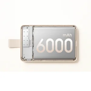 پاوربانک بی‌سیم 15 وات شیائومی مدل WPB0620MI ظرفیت 6000 میلی آمپر ساعت