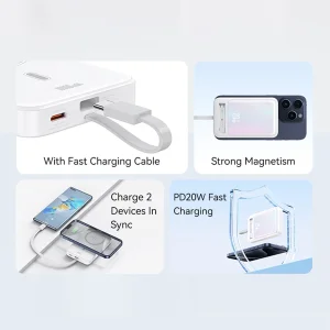 پاوربانک یوسمز مدل CD219 ظرفیت 10000 میلی آمپر ساعت