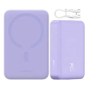 پاوربانک بیسوس مدل MAGNETIC MINI 20W ظرفیت 20000 میلی آمپر ساعت
