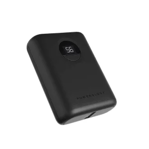 پاوربانک 20 وات پاورولوجی مدل Ultra-Compact ظرفیت 10000 میلی‌آمپرساعت به همراه کابل USB-C