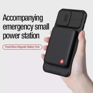 پاوربانک 15 وات نیلکین مدل MagSafe PowerStone Magnetic ظرفیت 5000 میلی‌آمپرساعت