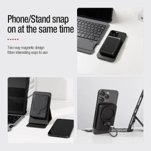 پاوربانک 15 وات نیلکین مدل MagSafe PowerStone Magnetic ظرفیت 5000 میلی‌آمپرساعت