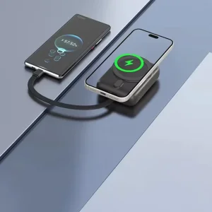 پاوربانک بیسیم 22.5 وات گرین لاین مدل Revon GL-PX57 ظرفیت 10000 میلی‌آمپرساعت