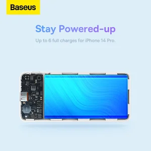 پاوربانک بیسوس مدل Airpow 20W ظرفیت 30000 میلی آمپر ساعت