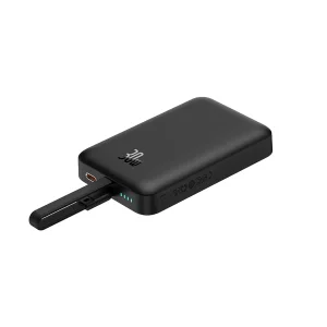 پاوربانک بیسوس مدل Magnetic &amp; Cable 30W با ظرفیت 10000 میلی آمپر ساعت