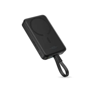 پاوربانک بیسوس مدل Magnetic &amp; Cable 30W با ظرفیت 10000 میلی آمپر ساعت