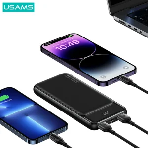 پاوربانک یوسمز مدل US-CD202 ظرفیت 30000 میلی آمپرساعت