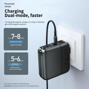 پاوربانک ریمکس مدل Infinity All in one - AC charger-RPP-20 ظرفیت 15000 میلی آمپرساعت