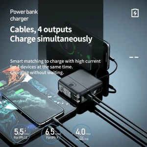 پاوربانک ریمکس مدل Infinity All in one - AC charger-RPP-20 ظرفیت 15000 میلی آمپرساعت
