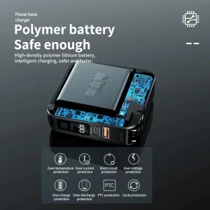 پاوربانک ریمکس مدل Infinity All in one - AC charger-RPP-20 ظرفیت 15000 میلی آمپرساعت