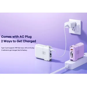 پاوربانک ریمکس مدل RPP-670-Multi compatible Chargers ظرفیت 10000 میلی آمپرساعت