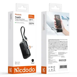 پاوربانک مک دودو مدل MC-7800 ظرفیت 5000 میلی‌آمپر ساعت به همراه کابل تبدیل USB-C