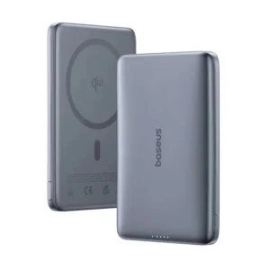 پاوربانک 27 وات بیسوس مدل PicoGo Ultra-Slim Qi2 ظرفیت 10000 میلی‌آمپرساعت