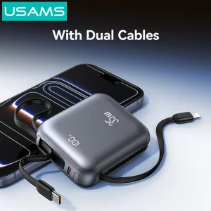پاوربانک 35 وات یوسمز مدل CD261 ظرفیت 10000 میلی‌آمپرساعت