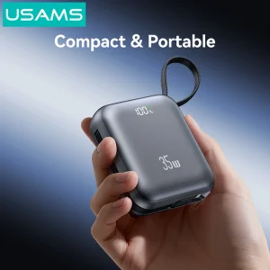 پاوربانک 35 وات یوسمز مدل CD261 ظرفیت 10000 میلی‌آمپرساعت