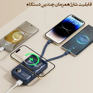 پاوربانک ریمکس مدل MagSafe Wireless Fast Charge 22.5W ظرفیت 20000 میلی آمپر ساعت